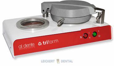 Triform pressure thermoforming device